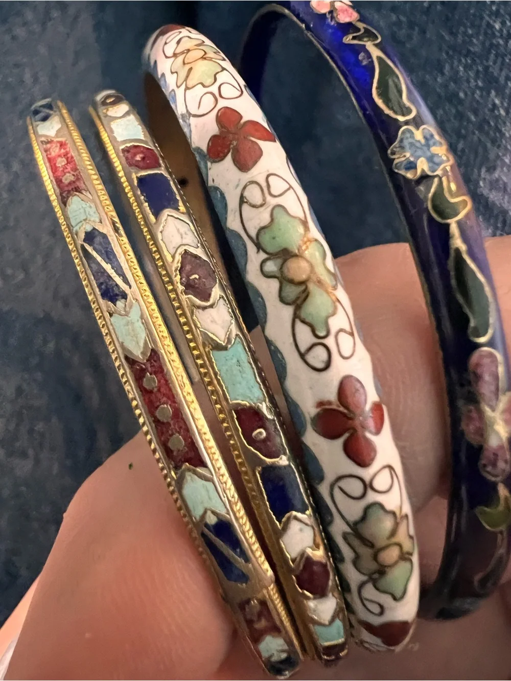 Lot of Assorted Cloisonné Bracelets